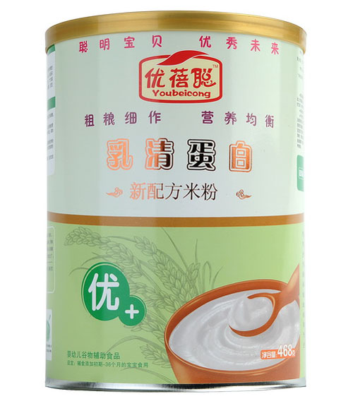 優蓓聰乳清蛋白優+營養米粉(鐵聽)