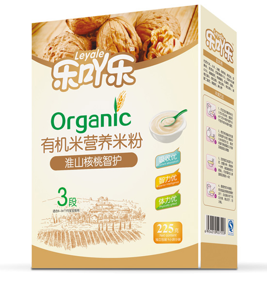 樂吖樂淮山核桃智護(hù)3段225g盒裝