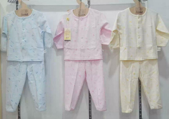 圣嬰島兒童春季內(nèi)衣套裝帶扣