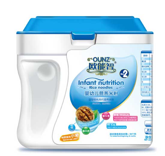 歐能智2段益智核桃高鈣營養米粉