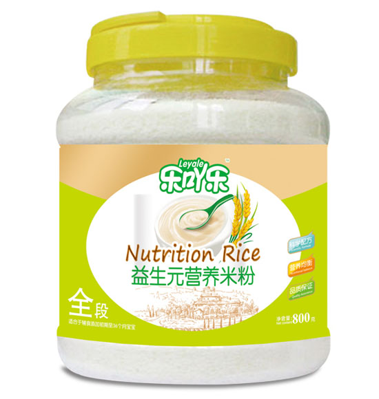 樂吖樂益生元營養米粉全段