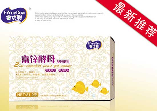 睿優聰富鋅酵母凝膠糖果