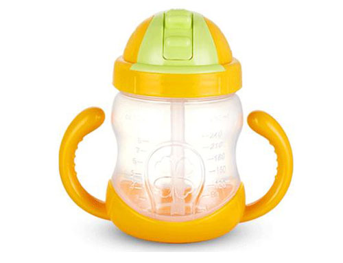 優冠寶貝雙耳PP吸管杯280ml