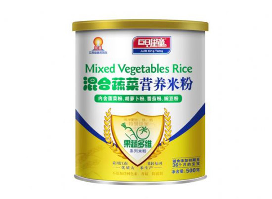 巨日星童果蔬多維型混合蔬菜營養米粉