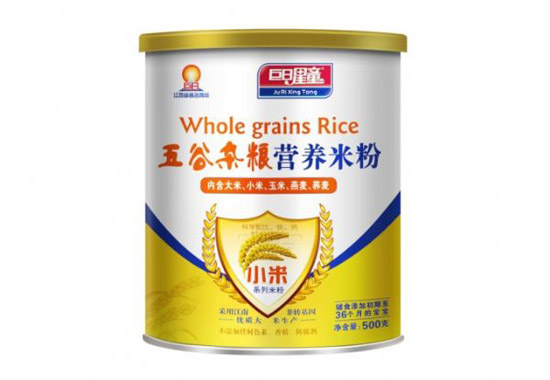 巨日星童小米型五谷雜糧營養米粉(聽裝)