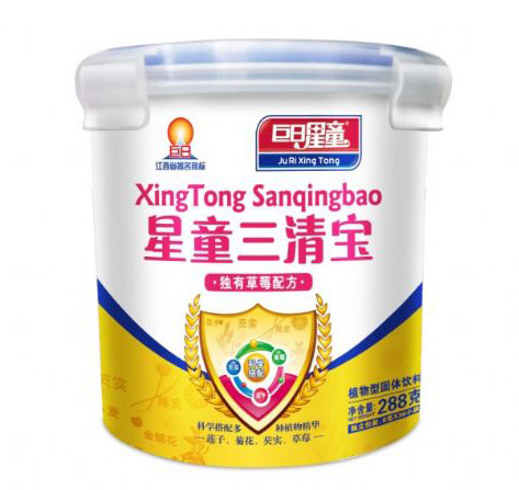 巨日星童三清寶草莓配方營養米粉