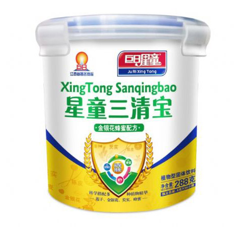 巨日星童三清寶金銀花蜂蜜配方營養米粉