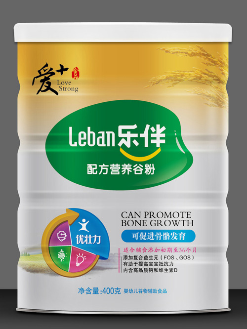 樂伴愛+優壯力營養谷粉400克