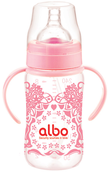 愛樂寶240ml自動(dòng)晶鉆玻璃奶瓶粉