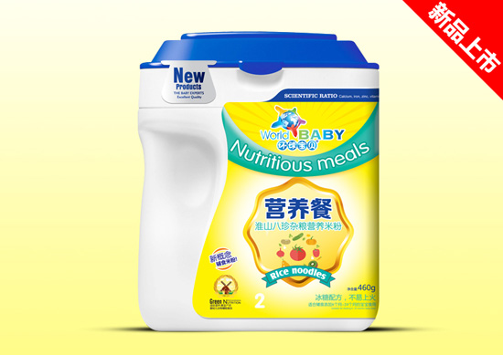 環球寶貝淮山八珍雜糧營養餐桶裝