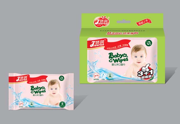 嬌潤紅飄帶8片濕巾