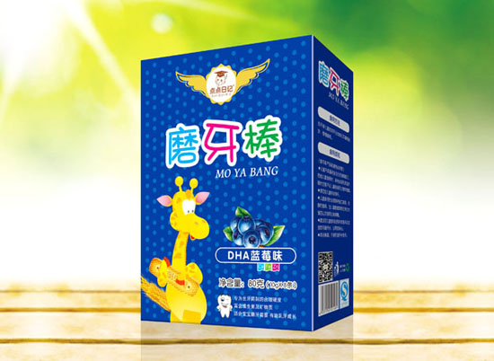 點點日記DHA藍莓味磨牙棒