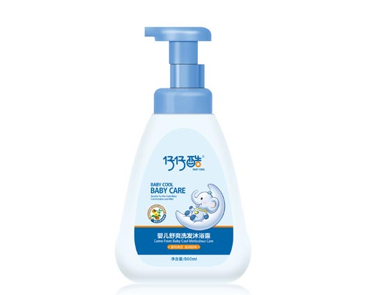 仔仔酷嬰兒舒爽洗發沐浴露500ML