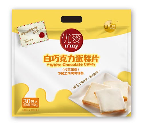 優麥白巧力味蛋糕片(30片裝)