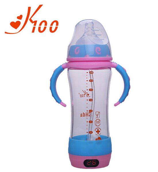 K100智能測溫雙手柄奶瓶