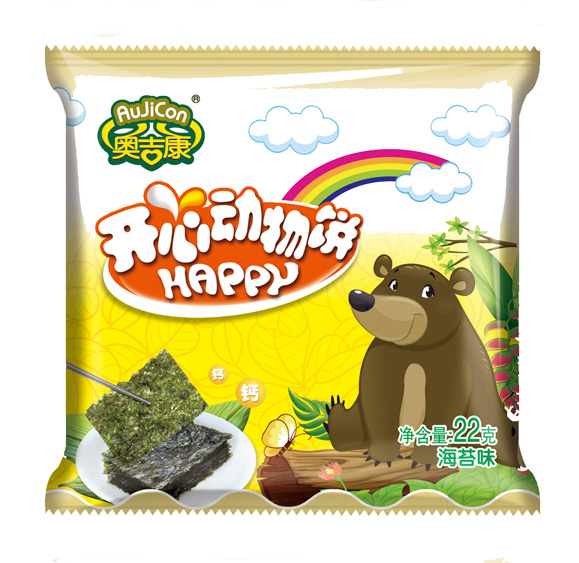 奧吉康嬰兒動物餅干海苔味