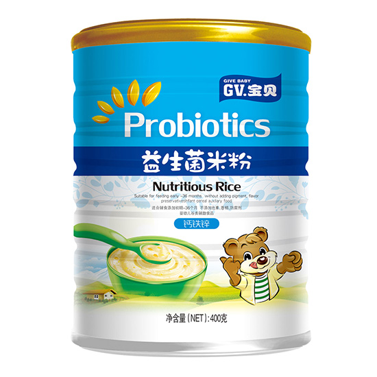 GV寶貝鈣鐵鋅益生菌米粉