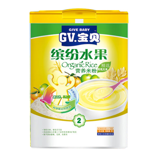 GV寶貝繽紛水果營養米粉