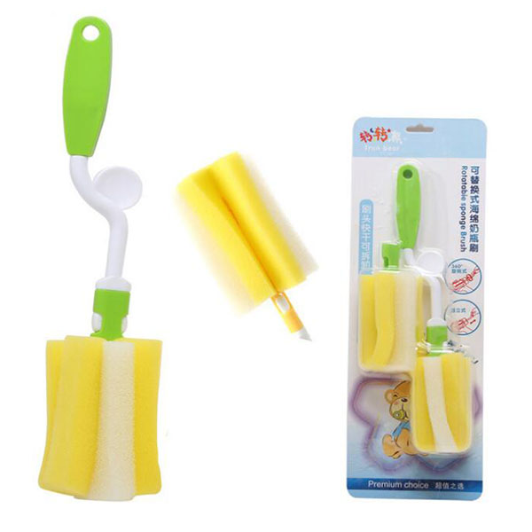 轉轉熊轉轉熊嬰兒海綿奶瓶刷