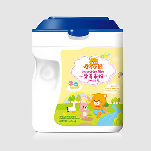 叮叮小熊營養米粉桶裝-DHA+益生元