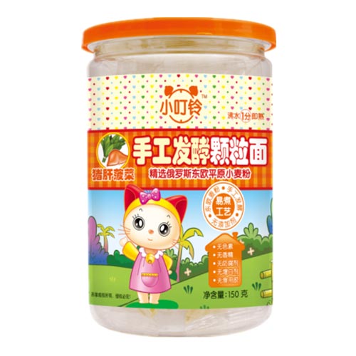 小叮鈴手工發酵顆粒面豬肝菠菜