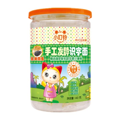 小叮鈴手工發酵識字面黑米燕麥