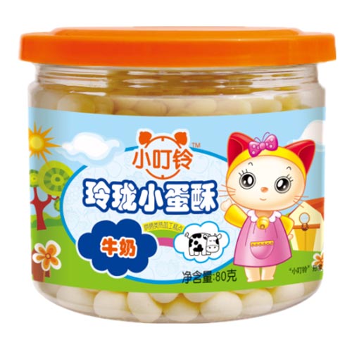 小叮玲瓏瓏小蛋酥牛奶