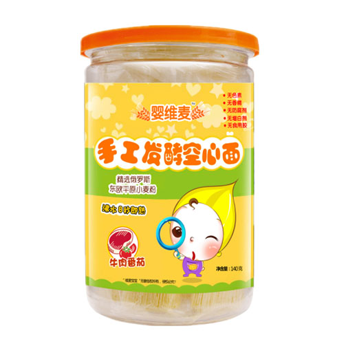 嬰維麥手工發酵空心面牛肉番茄