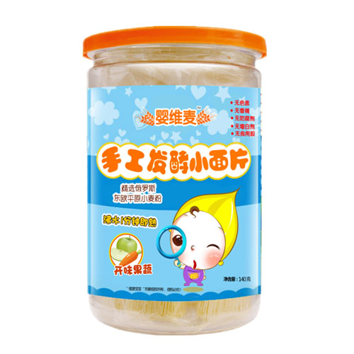 嬰維麥手工發(fā)酵小面片開味果蔬