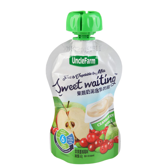 農場大叔蘋果蔓越莓味果泥