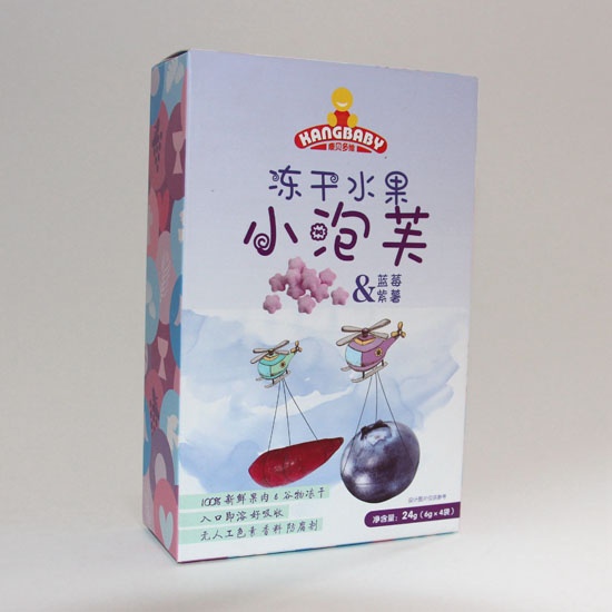 康貝多維藍莓紫薯味凍干小泡芙