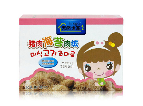 天然世家豬肉海苔肉絨橫