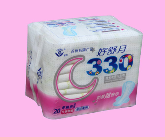 好舒月親膚柔棉330MM加厚護(hù)翼衛(wèi)生巾