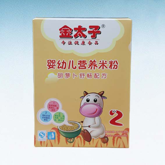 金太子嬰幼兒營養米粉(胡蘿卜舒暢配方)