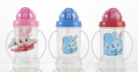 多尼熊創意防漏吸管杯