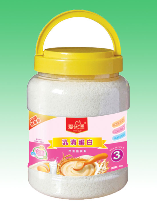 愛因堡乳清蛋白貢米營養米粉3段