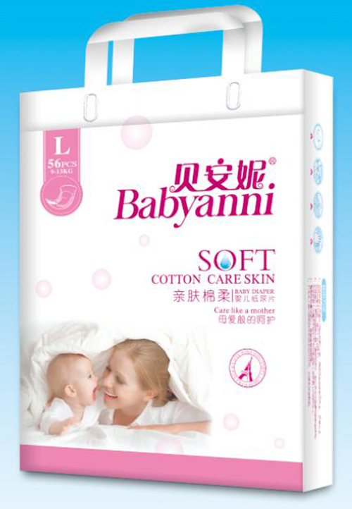 貝安妮親膚棉柔嬰兒紙尿片L