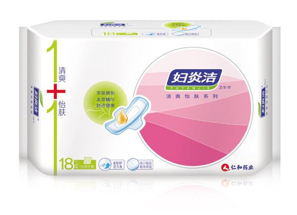 仁和藥業婦炎潔衛生巾-日用干爽18片.jpg 仁和藥業婦炎潔衛生巾-日用干爽18片.jpg