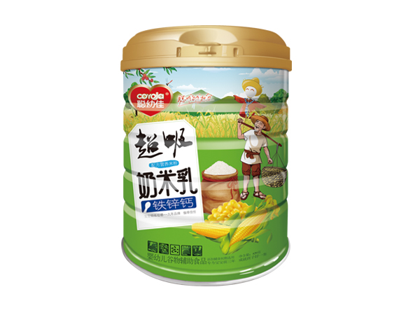 聰幼佳超吸奶米乳-鈣鐵鋅