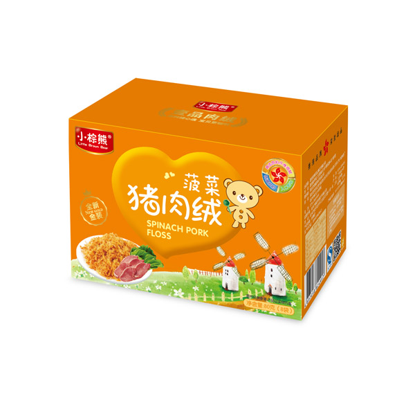 小棕熊菠菜豬肉絨80g