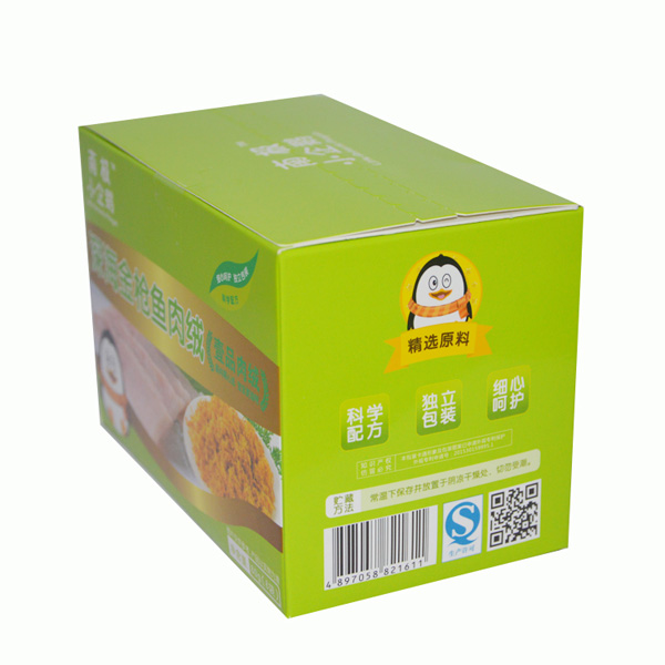 南極小企鵝深海金槍魚肉絨盒裝側面