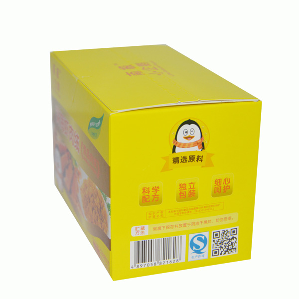 南極小企鵝深海蝦肉絨盒裝側面