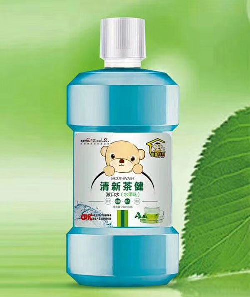 英皇貝貝清新茶健漱口水(水果味)