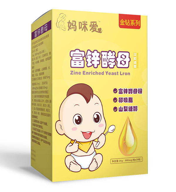 媽咪愛兒富鋅酵母凝膠糖果