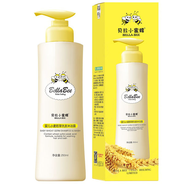 貝拉小蜜蜂嬰兒小麥胚芽洗發沐浴露.jpg 貝拉小蜜蜂嬰兒小麥胚芽洗發沐浴露.jpg