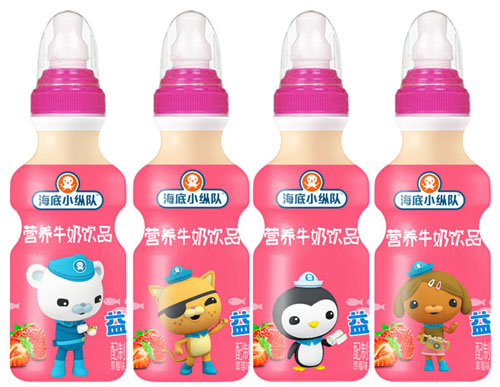 海底小縱隊益生元營養牛奶飲品(草莓味)