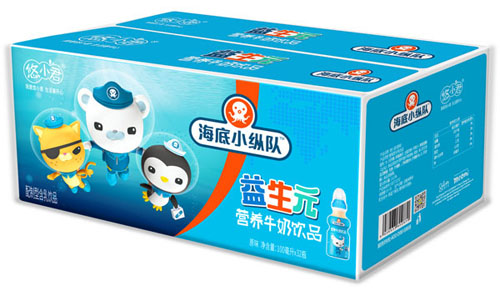 海底小縱隊益生元營養牛奶飲品(原味)箱裝
