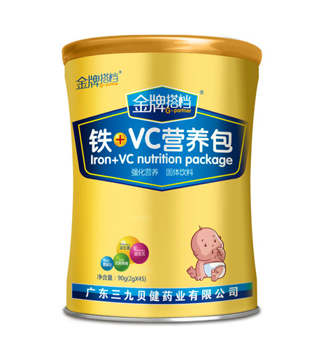 三九貝健金牌搭檔鐵+VC營養包