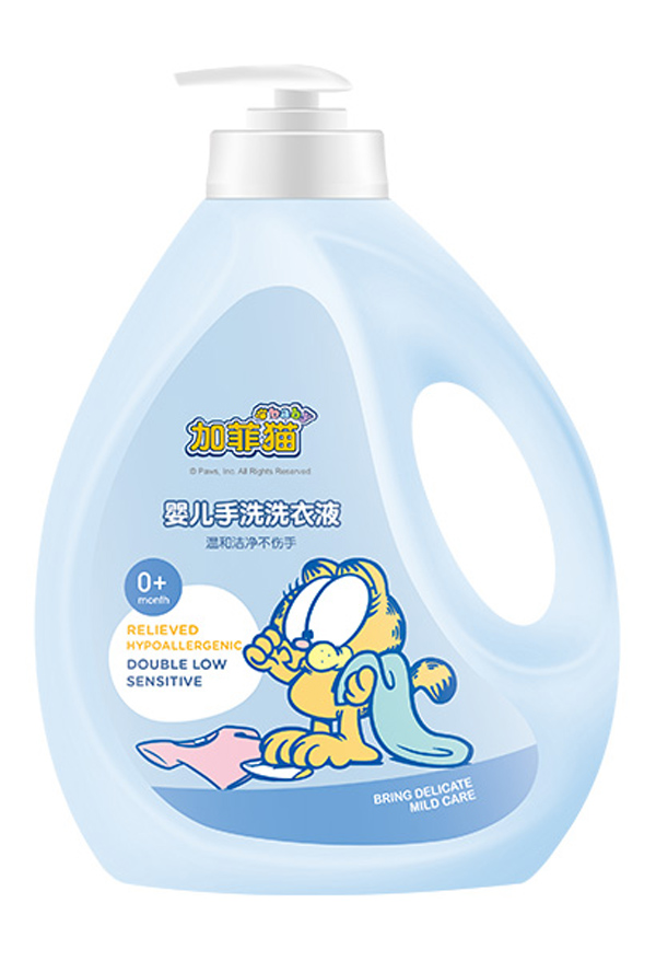 加菲貓嬰兒手洗洗衣液(護手配方).jpg 加菲貓嬰兒手洗洗衣液(護手配方).jpg
