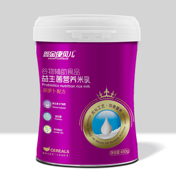 鑫金康貝爾益生菌營養米乳-胡蘿卜配方 桶裝